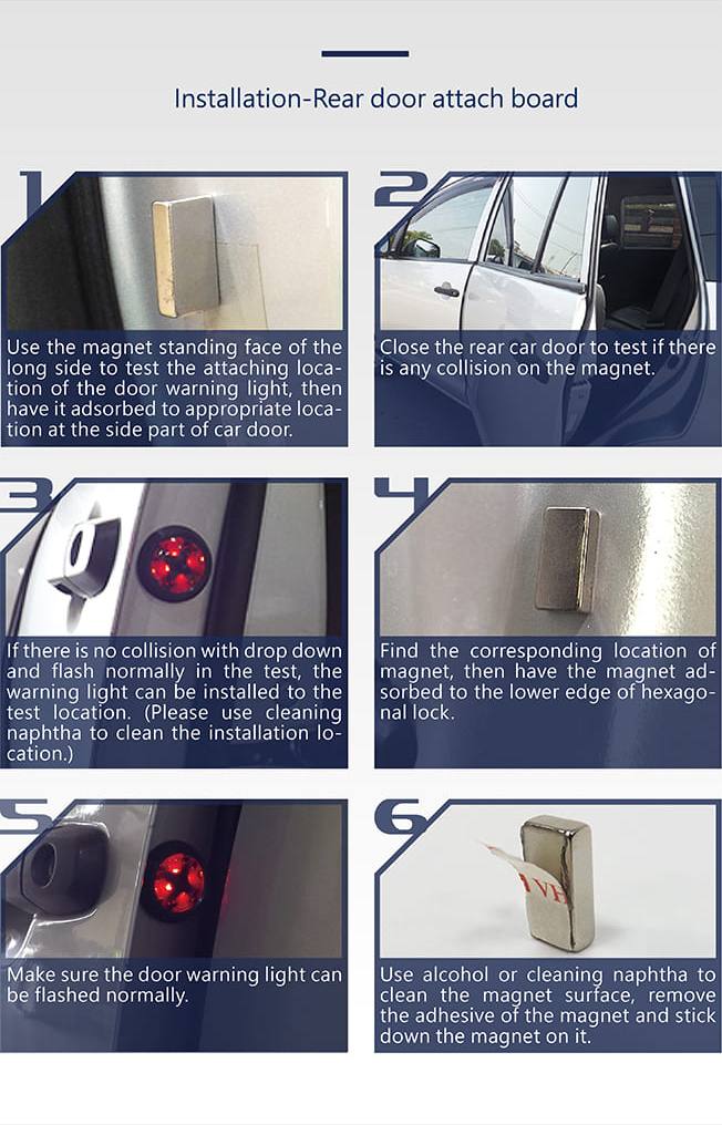 Installation - Rear door attach board